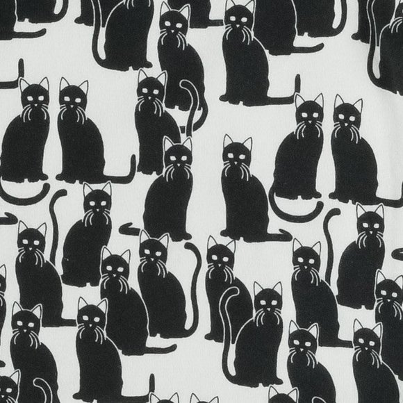 NWT Kate Quinn Black Cat Organic Cotton Bib - Picture 2 of 2